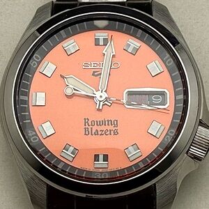 Seiko 5 Sport Rowing Blazers  Orange Men's Watch Limited Edition- Full Set MINT